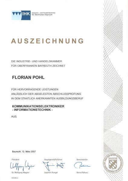 Auszeichnung KEIN Auszeichnung KEIN